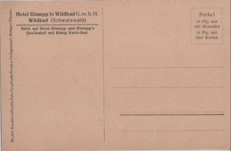 Bad Wildbad - Hotel Klumpp Bad Wildbad - Hotel Klumpp