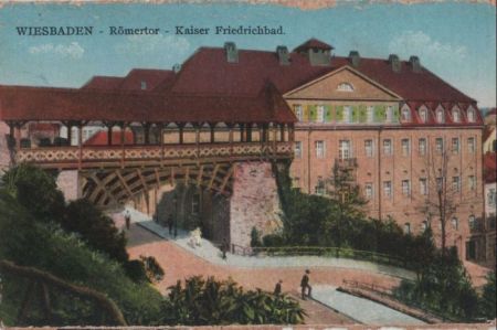 Wiesbaden - Römertor, Kaiser Friedrichbad - 1922 Wiesbaden - Römertor, Kaiser Friedrichbad - 1922