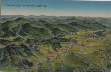 Bad Homburg - mit Umgebung - ca. 1925 Bad Homburg - mit Umgebung - ca. 1925
