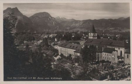 Bad Reichenhall - mit St. Zeno - ca. 1930 Bad Reichenhall - mit St. Zeno - ca. 1930