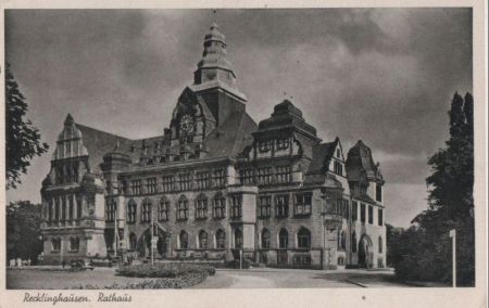 Recklinghausen - Rathaus - 1952 Recklinghausen - Rathaus - 1952