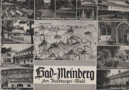 Bad Meinberg - u.a. Palmengarten am Brunnen - 1961 Bad Meinberg - u.a. Palmengarten am Brunnen - 1961