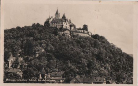 Wernigerode - Schloß - 1954 Wernigerode - Schloß - 1954