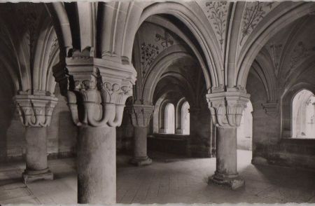 Tübingen Bebehausen - Kapitelsaal im Jagdschloß - ca. 1955 Tübingen Bebehausen - Kapitelsaal im Jagdschloß - ca. 1955
