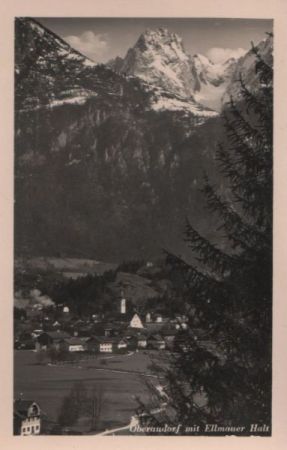 Oberaudorf - mit Ellmauer Holt - 1951 Oberaudorf - mit Ellmauer Holt - 1951