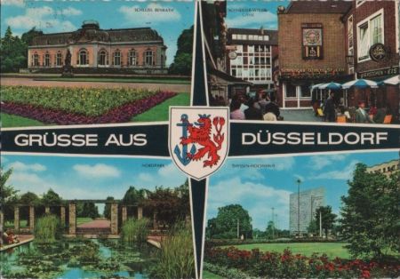 Düsseldorf - u.a. Schneider-Wibbel-Gasse - 1963 Düsseldorf - u.a. Schneider-Wibbel-Gasse - 1963