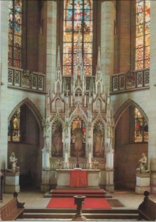 Wittenberg - Altar in der Schloßkirche - 1984 Wittenberg - Altar in der Schloßkirche - 1984
