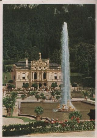Ettal, Linderhof - Gartentreppe - ca. 1970 Ettal, Linderhof - Gartentreppe - ca. 1970