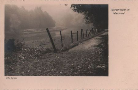 Morgennebel im Wiesental - 1932 Morgennebel im Wiesental - 1932