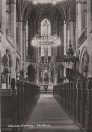 Wittenberg - Schloßkirche - ca. 1980 Wittenberg - Schloßkirche - ca. 1980