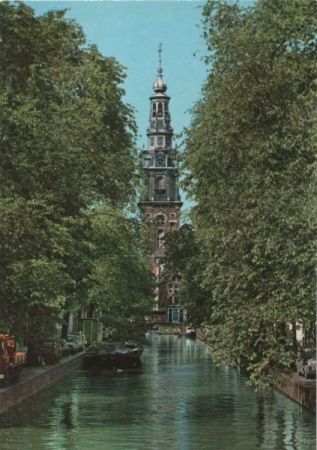 Niederlande - Amsterdam - Groenburgwal met Zuodertoren - ca. 1980 Niederlande - Amsterdam - Groenburgwal met Zuodertoren - ca. 1980