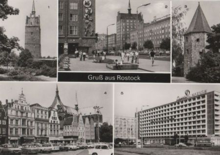 Rostock - u.a. Kröpeliner Tor - 1983 Rostock - u.a. Kröpeliner Tor - 1983