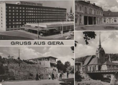 Gera - u.a. Terrassencafe Osterstein - ca. 1975 Gera - u.a. Terrassencafe Osterstein - ca. 1975