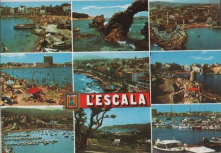 Spanien - La Escala - mit 9 Bildern - ca. 1985 Spanien - La Escala - mit 9 Bildern - ca. 1985