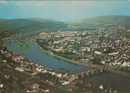Trier - Moselpromenade - ca. 1985 Trier - Moselpromenade - ca. 1985