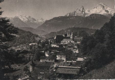 Berchtesgaden - mit Watzmann - ca. 1960 Berchtesgaden - mit Watzmann - ca. 1960