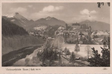 Füssen - mit Aggenstein - 1951 Füssen - mit Aggenstein - 1951