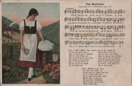 Liedkarte Das Waisenkind Liedkarte Das Waisenkind