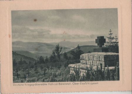 Hohrod - Kriegsgräberstätte Bärenstall - ca. 1955 Hohrod - Kriegsgräberstätte Bärenstall - ca. 1955