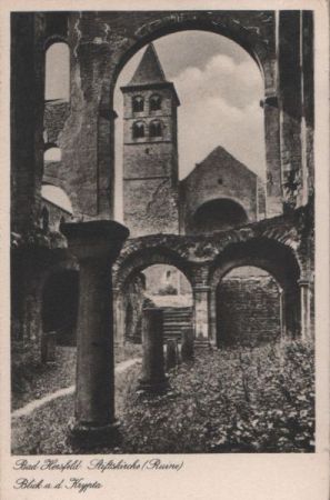 Bad Hersfeld - Stiftkirche, Blick a.d. Krypta - 1954 Bad Hersfeld - Stiftkirche, Blick a.d. Krypta - 1954