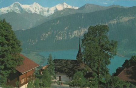 Beatenberg - Schweiz - Kirche mit Eiger Beatenberg - Schweiz - Kirche mit Eiger