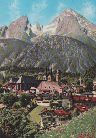 Berchtesgaden - mit Watzmann - ca. 1975 Berchtesgaden - mit Watzmann - ca. 1975