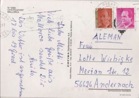 Santa Margalida-Can Picafort - Spanien - mit Strand