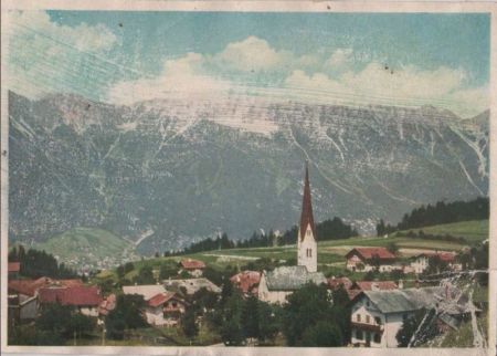 Österreich - Lans - mit Nordkette - 1956 Österreich - Lans - mit Nordkette - 1956