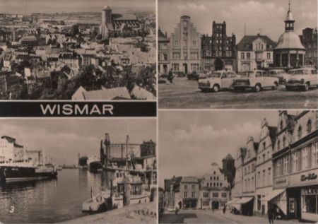 Wismar - u.a. Reuterhaus am Markt - 1973 Wismar - u.a. Reuterhaus am Markt - 1973