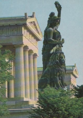 München - Ruhmeshalle und Bavaria - ca. 1975 München - Ruhmeshalle und Bavaria - ca. 1975