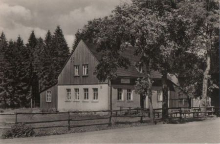 Johanngeorgenstadt-Steinbach - Gasthaus Sauschwemme - 1959 Johanngeorgenstadt-Steinbach - Gasthaus Sauschwemme - 1959