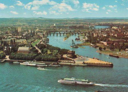 Koblenz - Moselmündung - ca. 1980 Koblenz - Moselmündung - ca. 1980