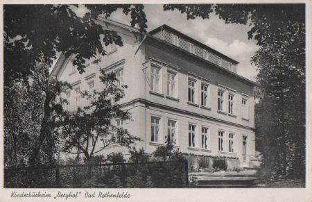 Bad Rothenfelde - Kinderkurheim Berghof - 1960 Bad Rothenfelde - Kinderkurheim Berghof - 1960