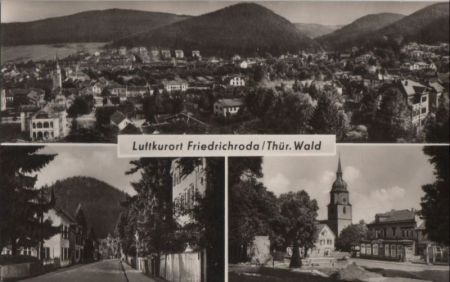 Friedrichroda - 3 Teilbilder - 1971 Friedrichroda - 3 Teilbilder - 1971