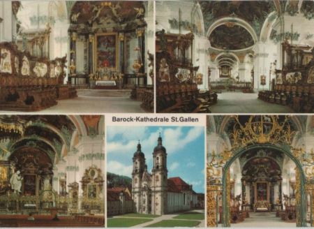St. Gallen - Schweiz - Barock-Kathedrale St. Gallen - Schweiz - Barock-Kathedrale