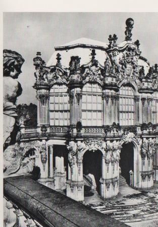 Dresden - Waldpavillon im Zwinger - ca. 1955 Dresden - Waldpavillon im Zwinger - ca. 1955
