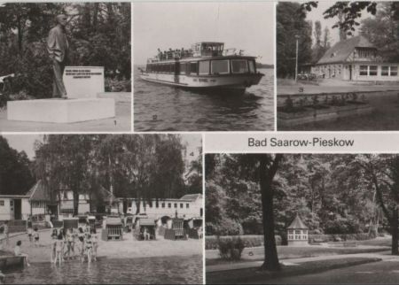 Bad Saarow-Pieskow - u.a. HO-Gaststätte Pechhütte - ca. 1985 Bad Saarow-Pieskow - u.a. HO-Gaststätte Pechhütte - ca. 1985