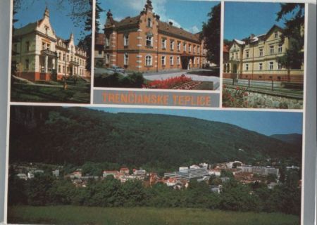Slowakei - Trencianske Teplice - mit 4 Bildern - 1986 Slowakei - Trencianske Teplice - mit 4 Bildern - 1986