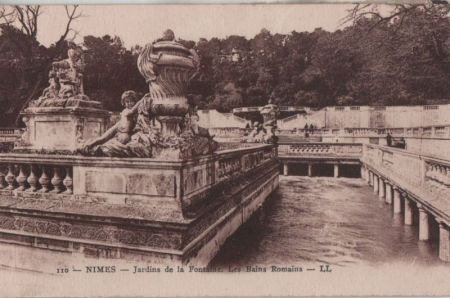 Frankreich - Nimes - Jardins de la Fontaine - 1932 Frankreich - Nimes - Jardins de la Fontaine - 1932