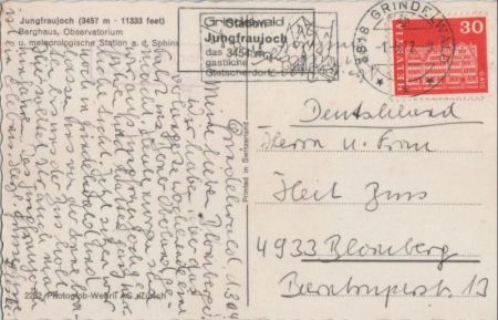 Jungfraujoch - Schweiz - Berghaus, Observatorium