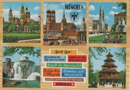 München - u.a. Chinesischer Turm - ca. 1980 München - u.a. Chinesischer Turm - ca. 1980