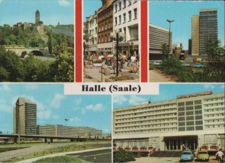 Halle - u.a. Thälmannplatz - 1980 Halle - u.a. Thälmannplatz - 1980