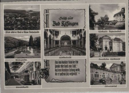 Bad Kissingen - u.a. Rosengarten - ca. 1955 Bad Kissingen - u.a. Rosengarten - ca. 1955