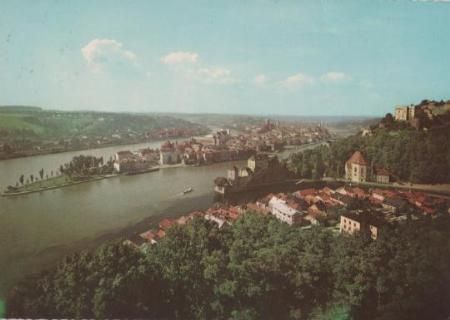 Passau - Gesamtansicht - 1961 Passau - Gesamtansicht - 1961