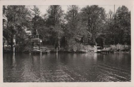Rheinsberg-Zechlinerhütte - Anlegestelle beim Strandhotel - 1960 Rheinsberg-Zechlinerhütte - Anlegestelle beim Strandhotel - 1960