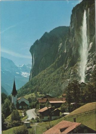 Schweiz - Lauterbrunnen - Staubbach - ca. 1980 Schweiz - Lauterbrunnen - Staubbach - ca. 1980