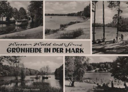 Grünheide - u.a. Am Werlsee - 1963 Grünheide - u.a. Am Werlsee - 1963
