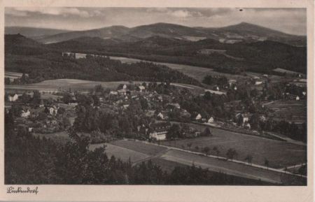 Oybin-Lückendorf - mit dem Jeschken - 1944 Oybin-Lückendorf - mit dem Jeschken - 1944