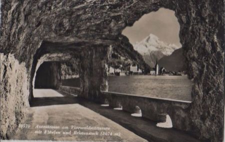 Schweiz - Axenstraße - am Vierwaldstättersee - ca. 1955 Schweiz - Axenstraße - am Vierwaldstättersee - ca. 1955