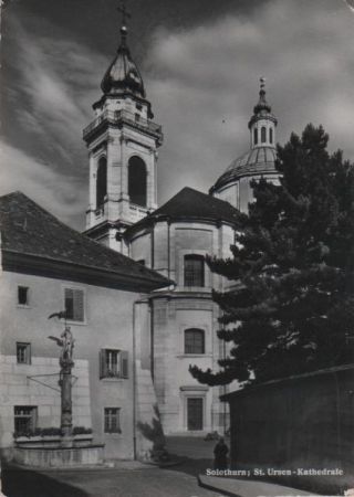 Schweiz - Solothurn - St. Ursen-Kathedrale - 1962 Schweiz - Solothurn - St. Ursen-Kathedrale - 1962